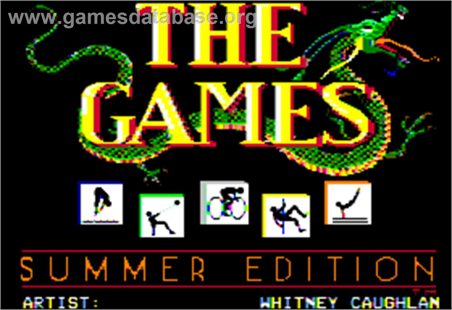 Games: Summer Edition - Apple II - Artwork - In Game