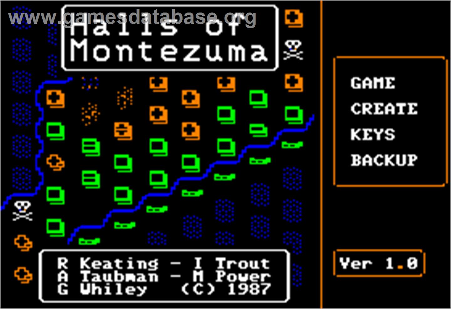 Halls of Montezuma: A Battle History of the United States Marine Corps - Apple II - Artwork - In Game