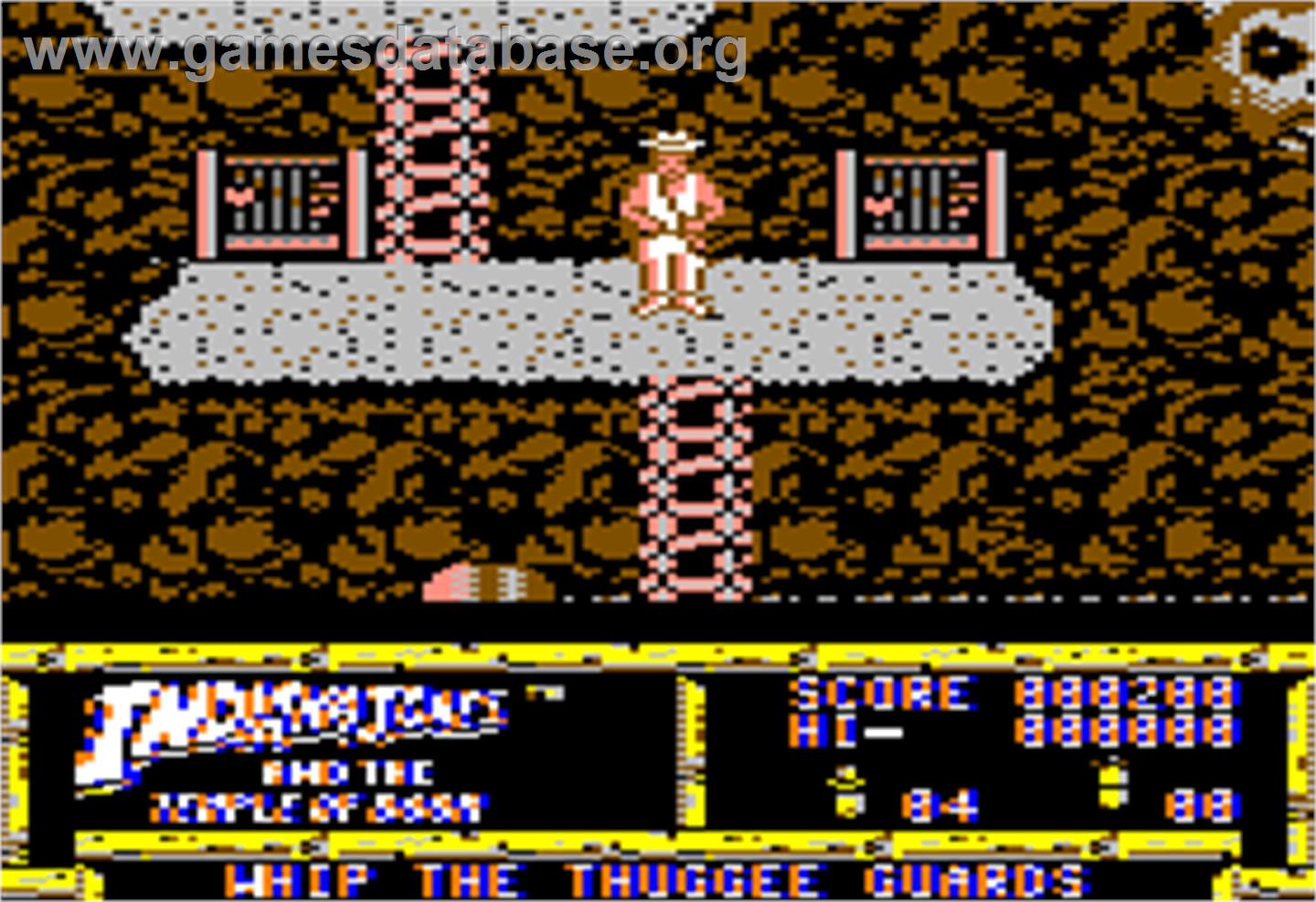 Indiana Jones and the Temple of Doom - Apple II - Artwork - In Game