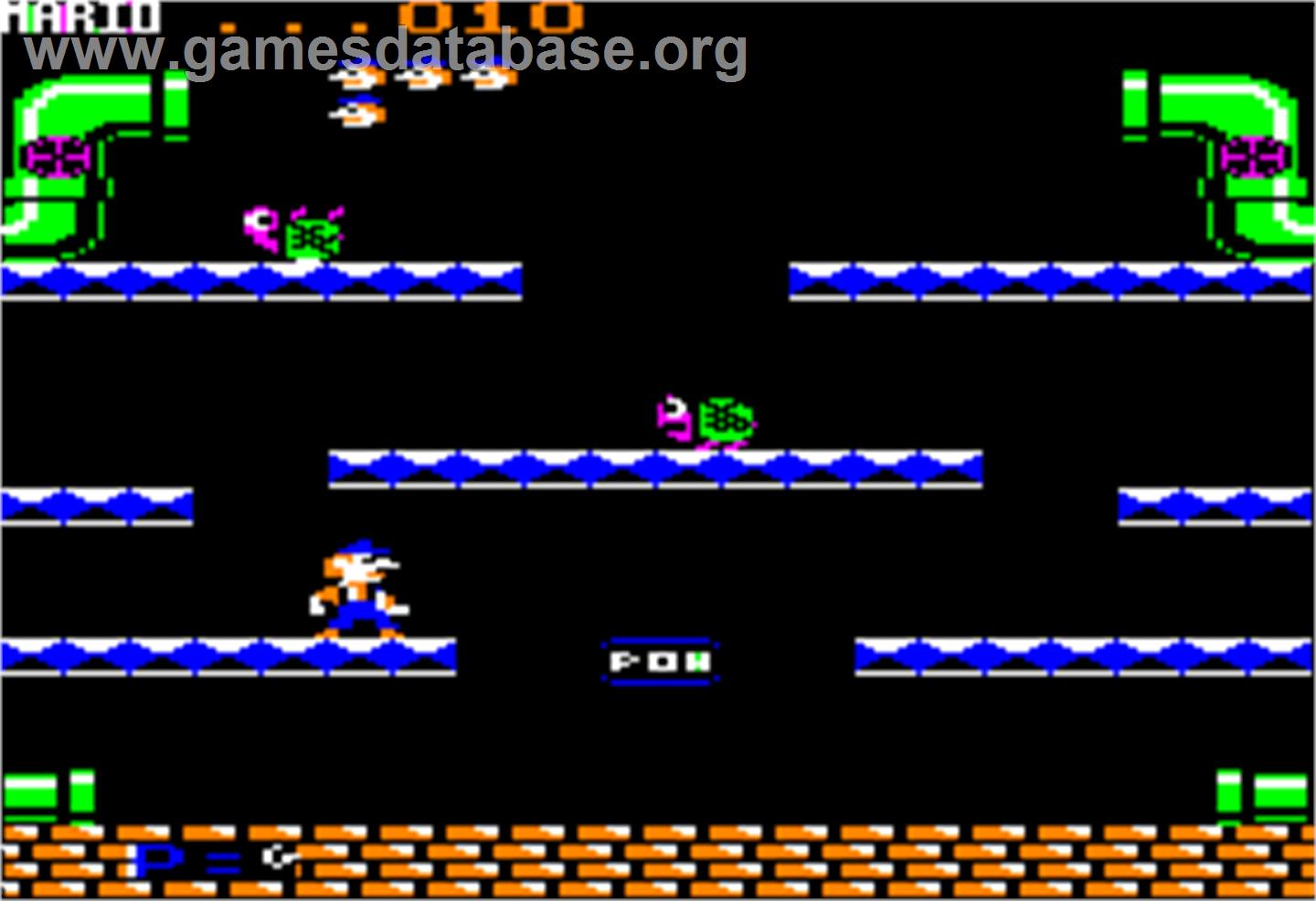 Mario Bros. - Apple II - Artwork - In Game