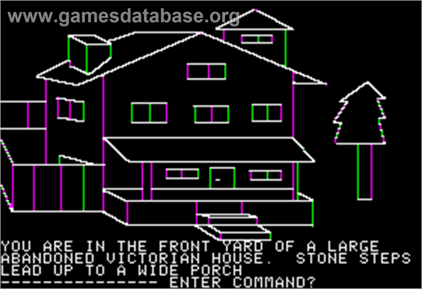 Mystery House - Apple II - Artwork - In Game