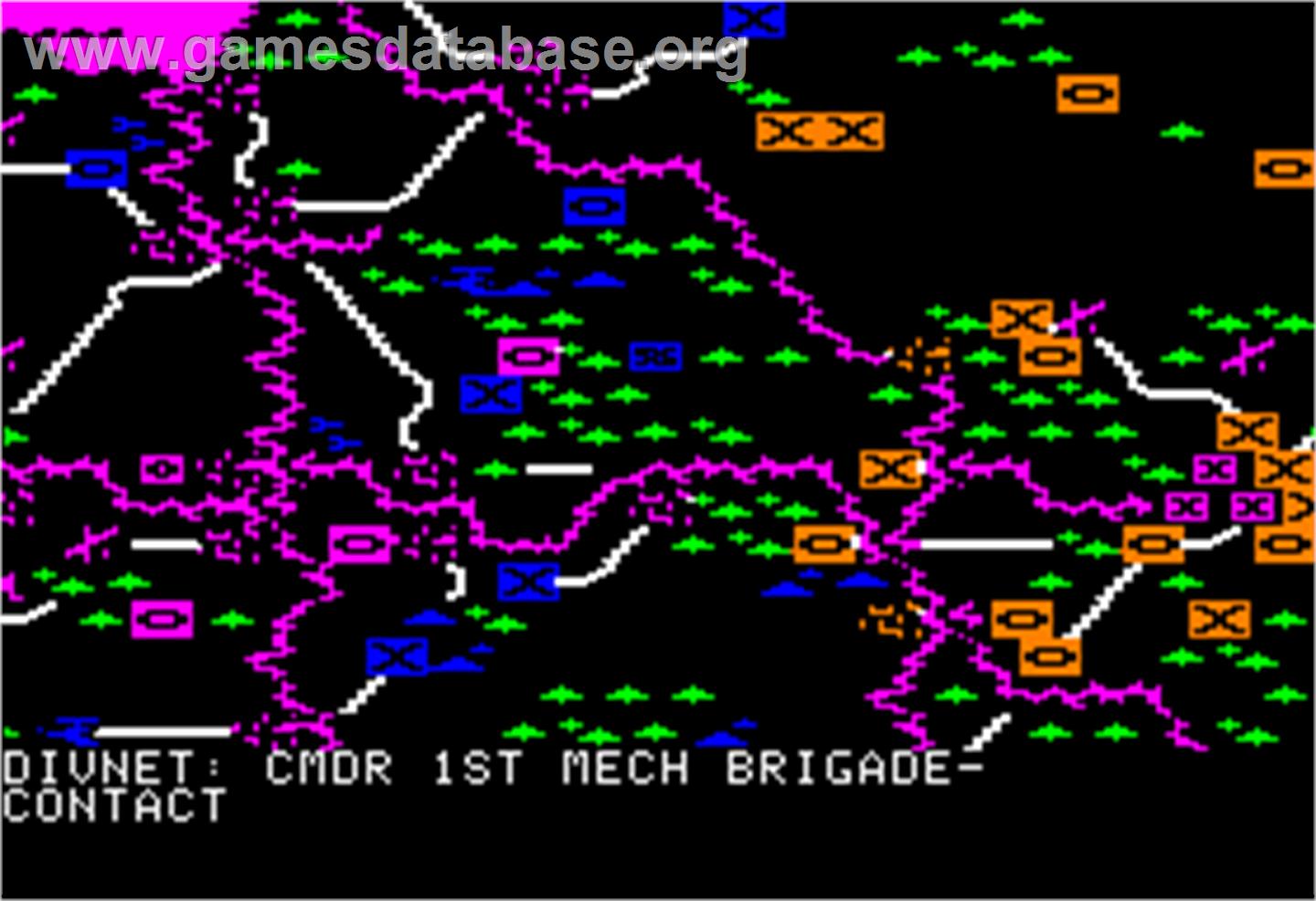 NATO Commander - Apple II - Artwork - In Game