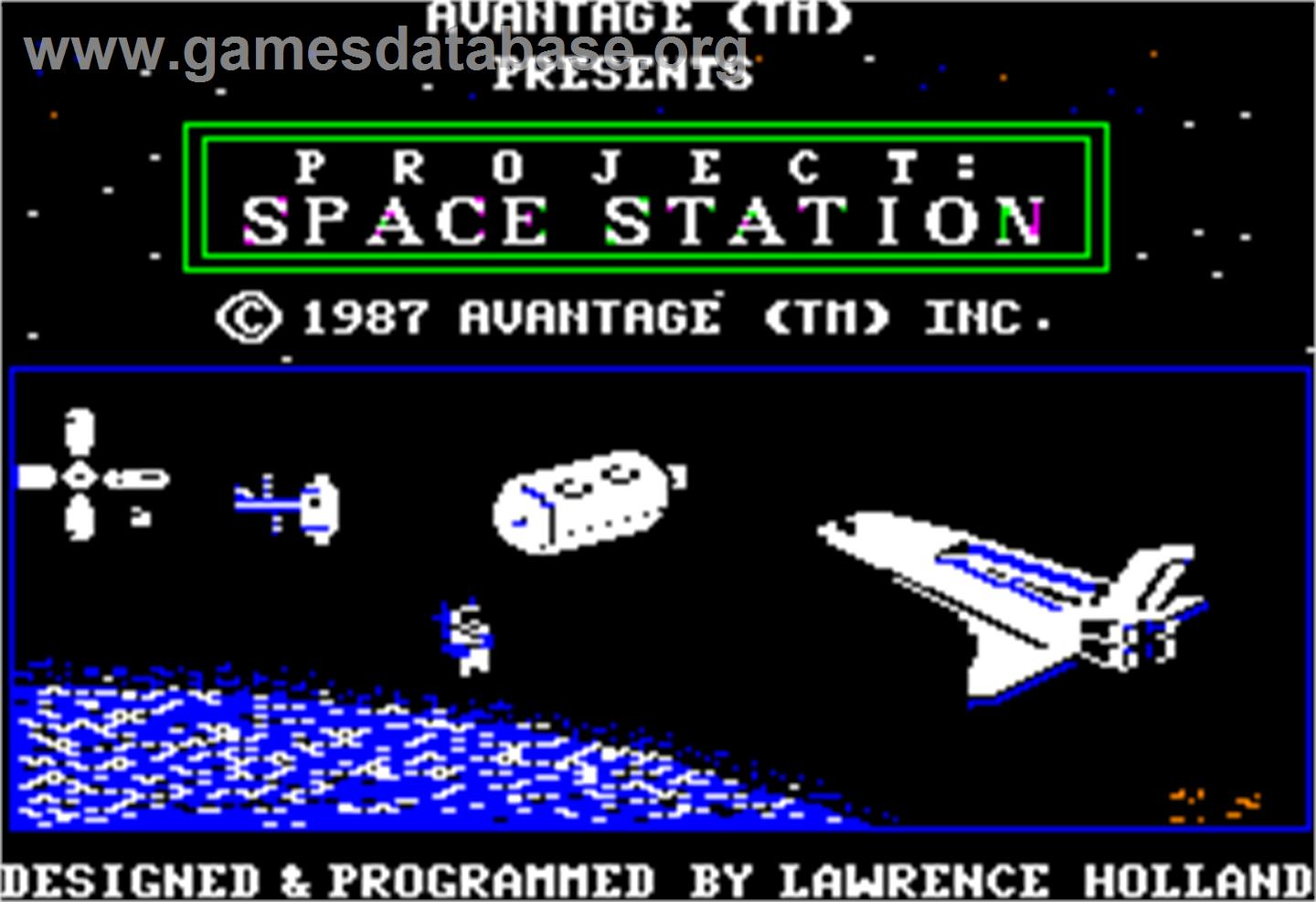 Project: Space Station - Apple II - Artwork - In Game