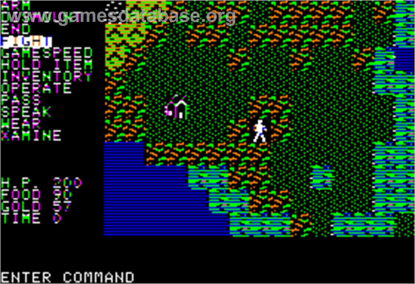 Questron - Apple II - Artwork - In Game