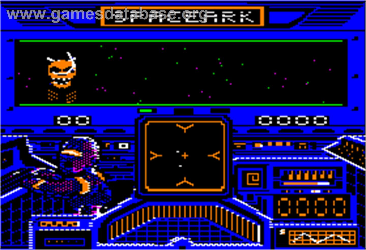 Space Quarks - Apple II - Artwork - In Game