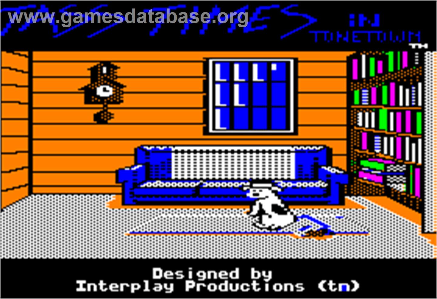 Tass Times in Tonetown - Apple II - Artwork - In Game