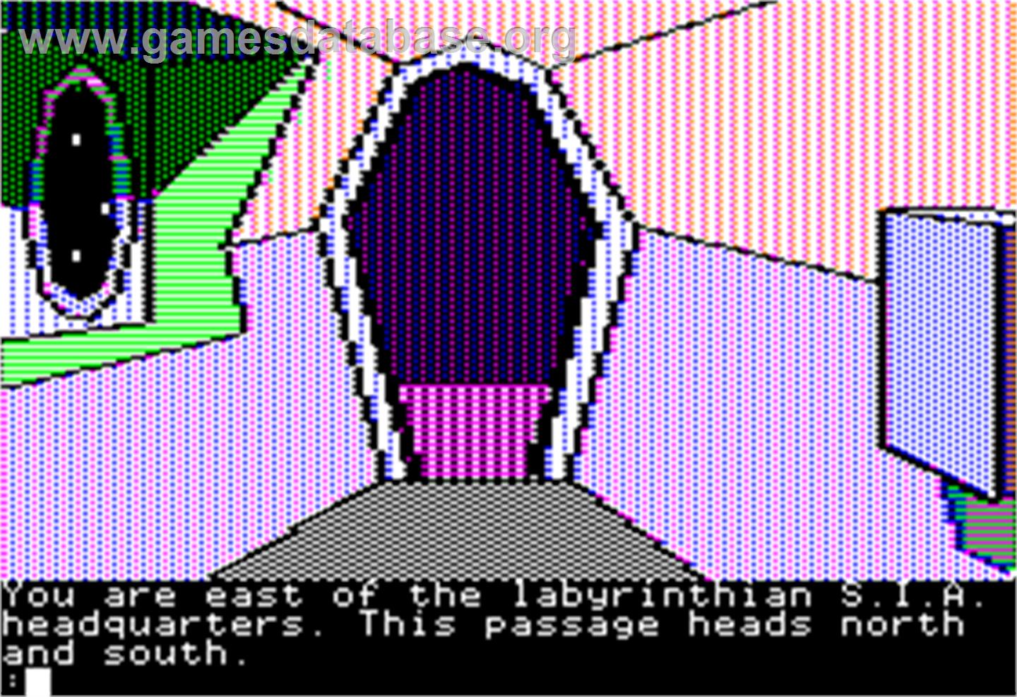 Tracer Sanction - Apple II - Artwork - In Game