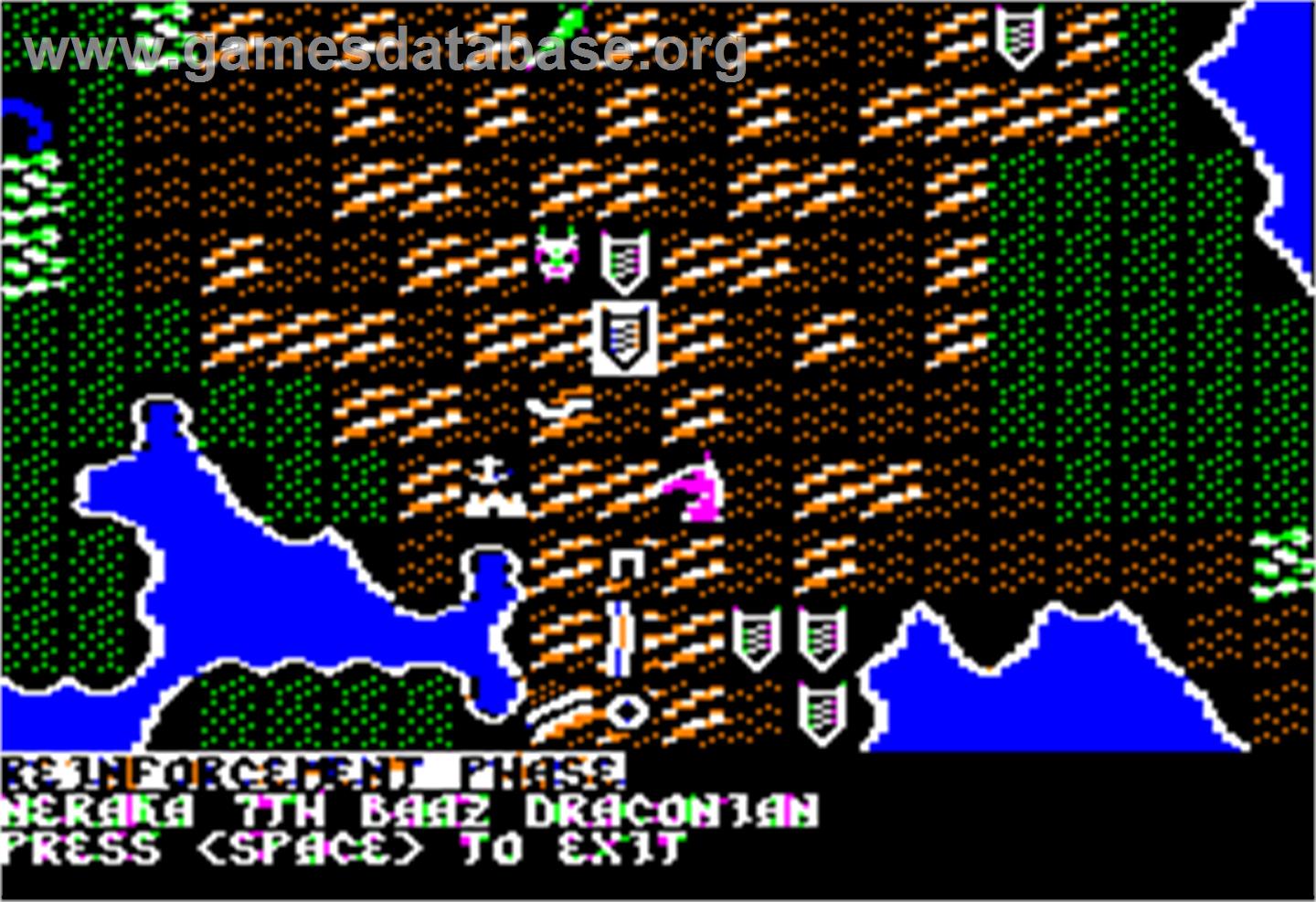 War of the Lance - Apple II - Artwork - In Game