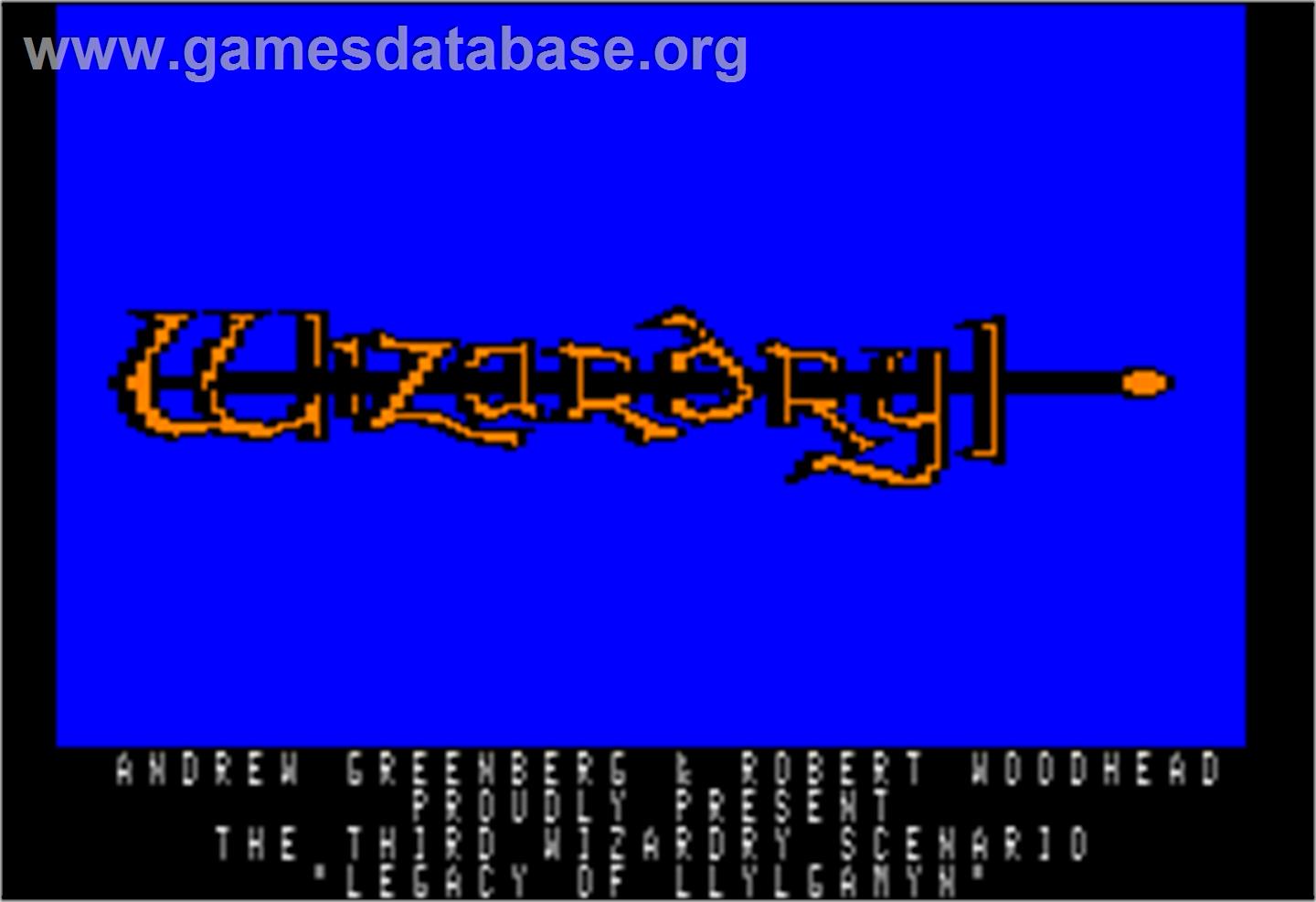 Wizardry III: Legacy of Llylgamyn - Apple II - Artwork - In Game