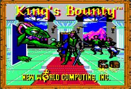 Title screen of King's Bounty on the Apple II.