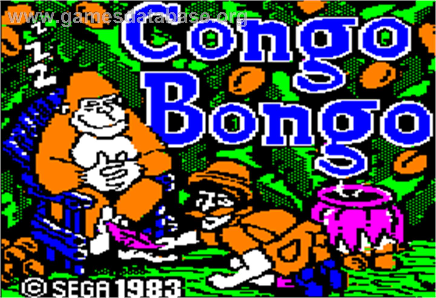 Congo Bongo - Apple II - Artwork - Title Screen