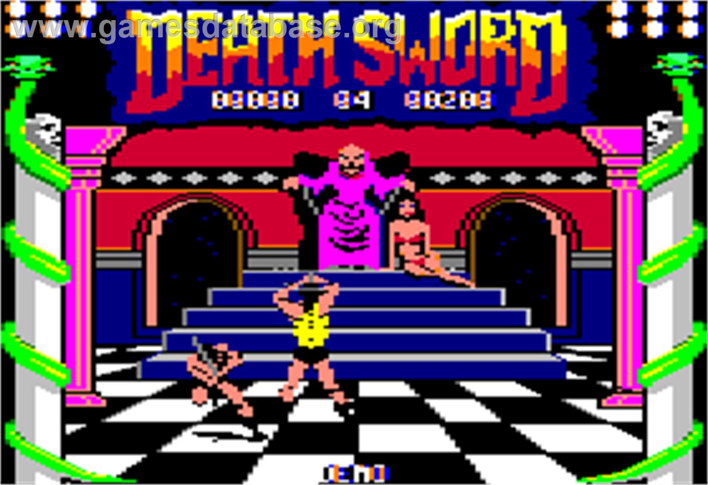 Death Sword - Apple II - Artwork - Title Screen