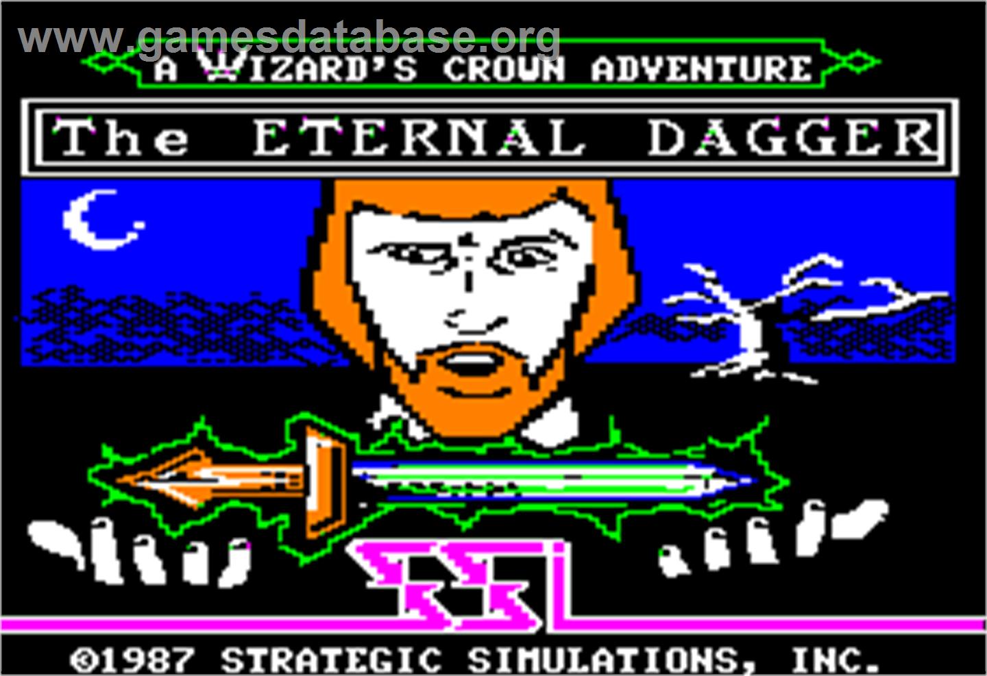 Eternal Dagger - Apple II - Artwork - Title Screen