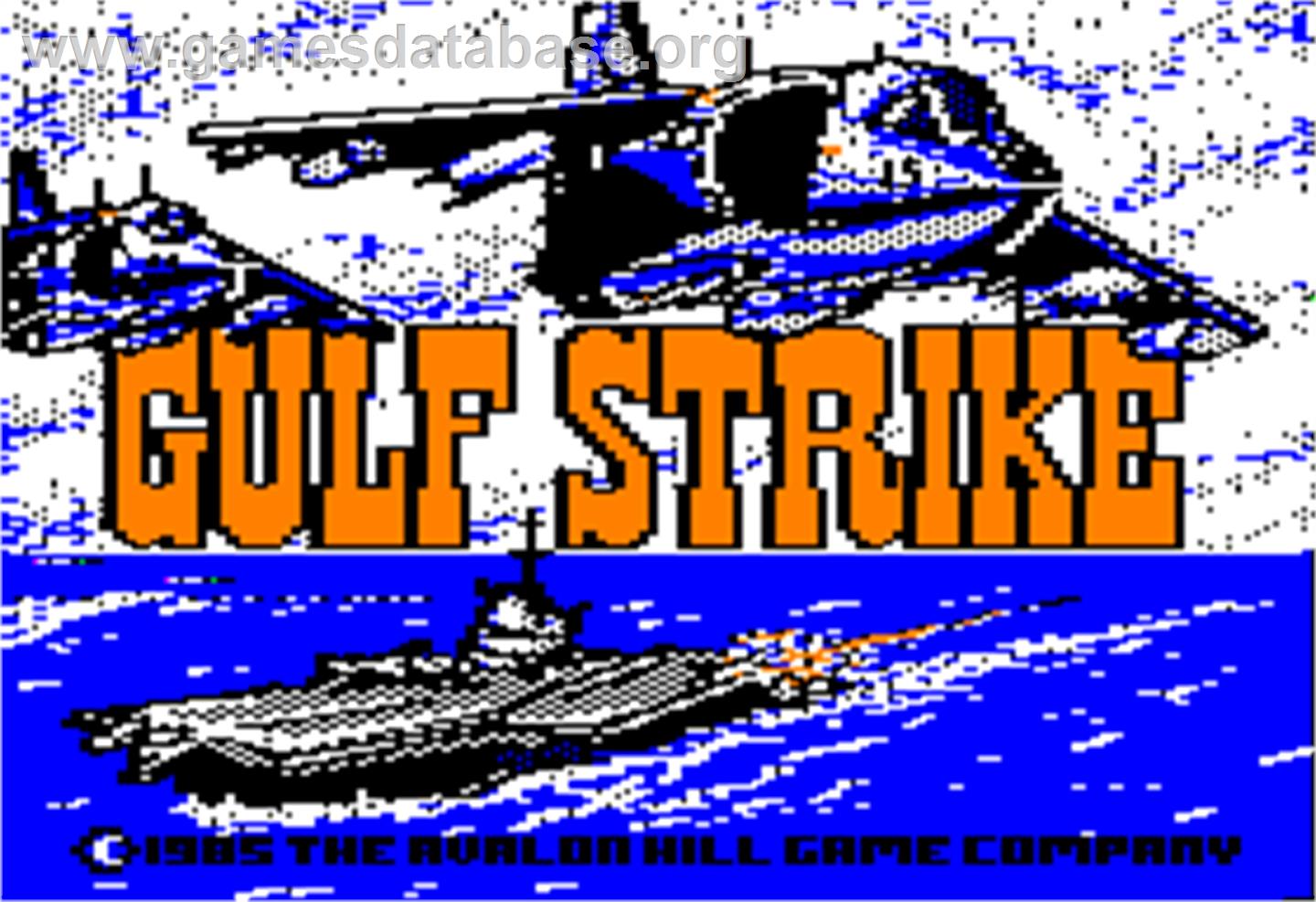 Gulf Strike - Apple II - Artwork - Title Screen