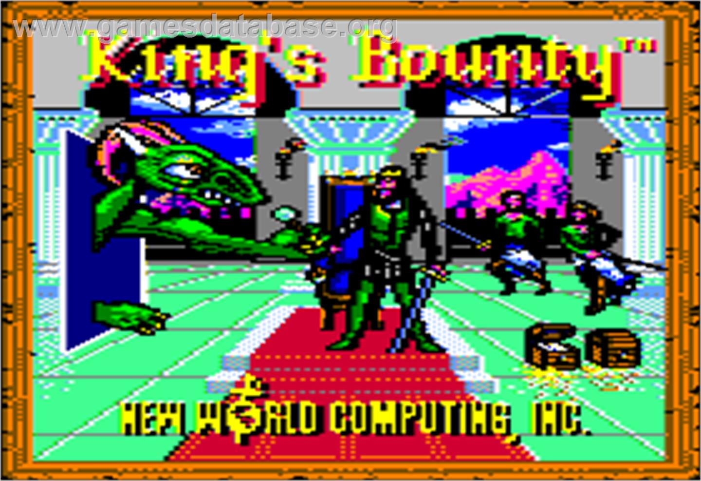 King's Bounty - Apple II - Artwork - Title Screen
