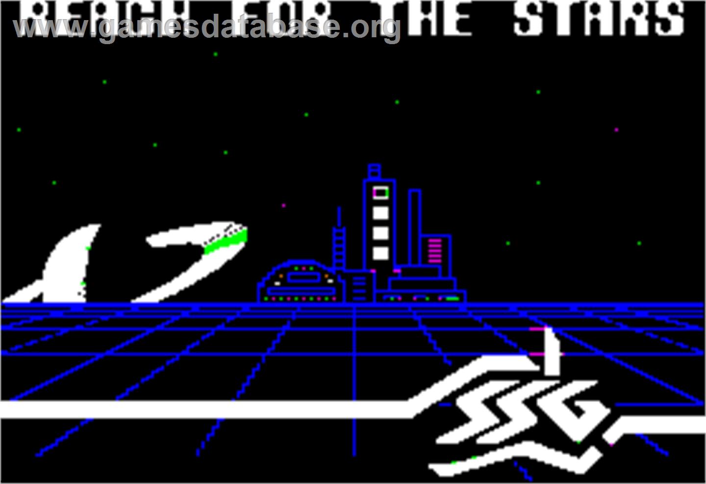 Reach for the Stars - Apple II - Artwork - Title Screen