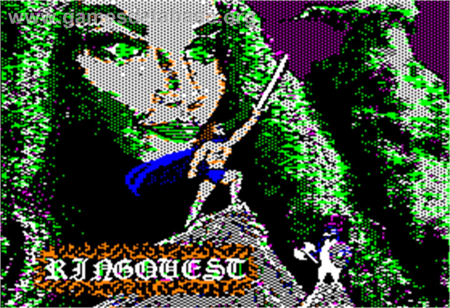 Ring Quest - Apple II - Artwork - Title Screen