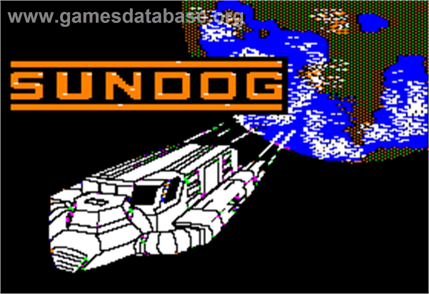 SunDog: Frozen Legacy - Apple II - Artwork - Title Screen