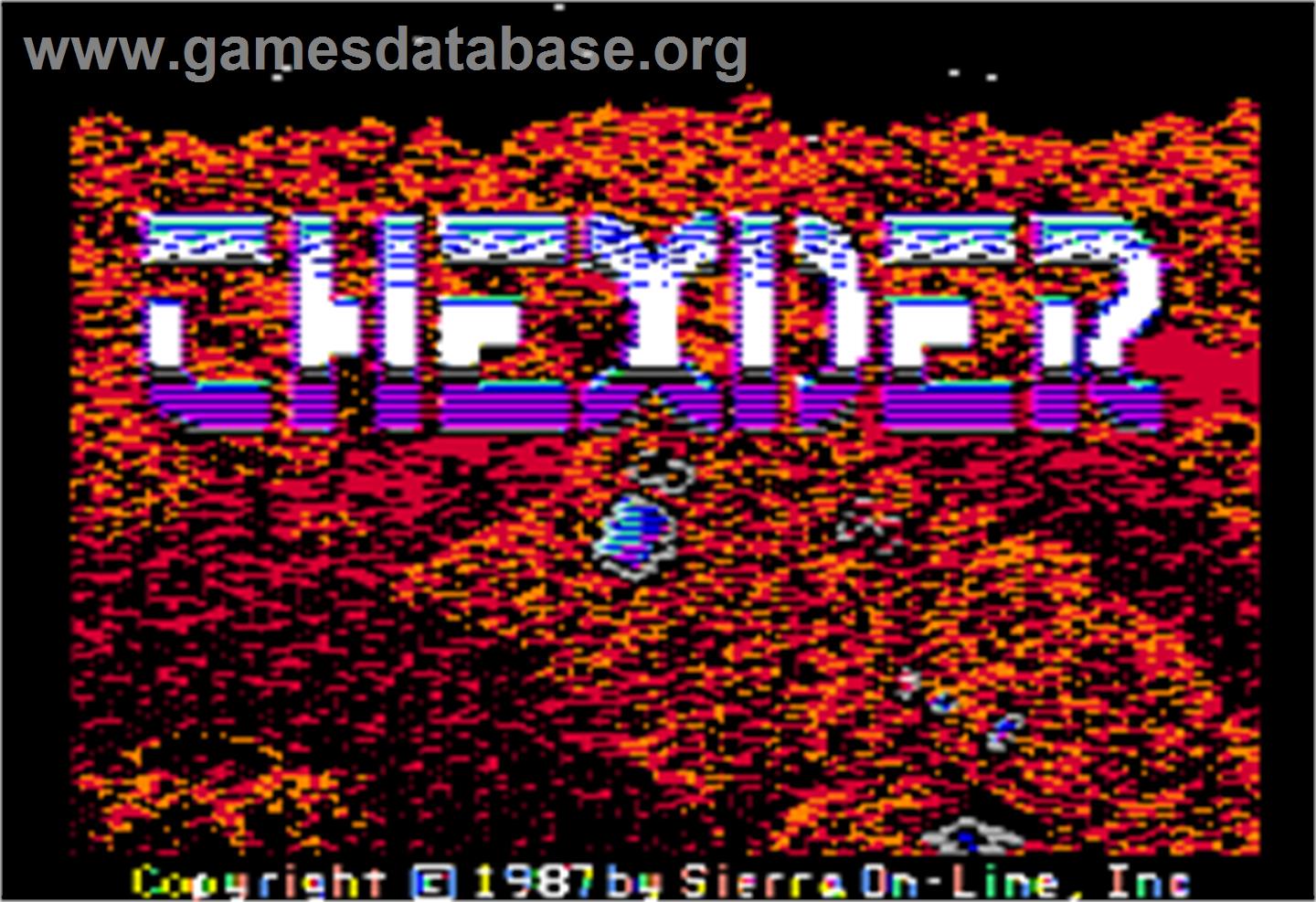 Thexder - Apple II - Artwork - Title Screen