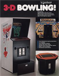 Advert for 3-D Bowling on the Arcade.