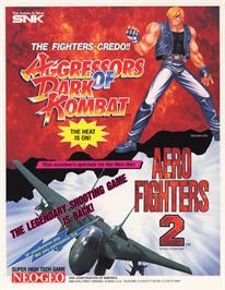 Advert for Aero Fighters 2 / Sonic Wings 2 on the Arcade.