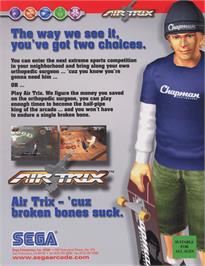 Advert for Air Trix on the Arcade.