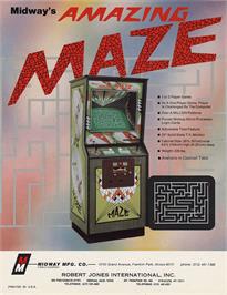 Advert for Amazing Maze on the Arcade.