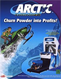 Advert for Arctic Thunder on the Arcade.