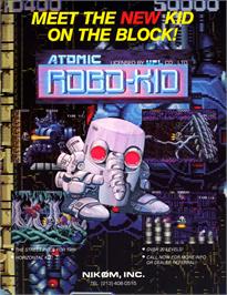 Advert for Atomic Robo-kid on the Arcade.