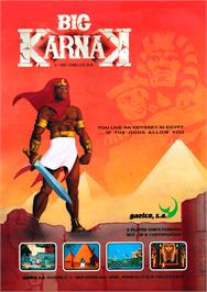 Advert for Big Karnak on the Arcade.