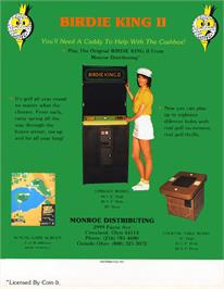 Advert for Birdie King 2 on the Arcade.