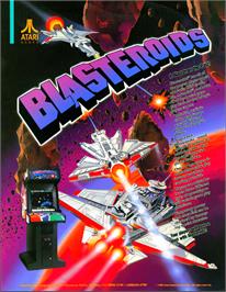 Advert for Blasteroids on the MSX.