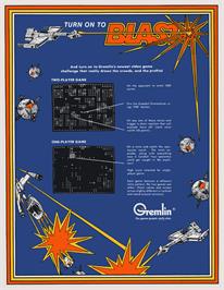 Advert for Blasto on the Arcade.