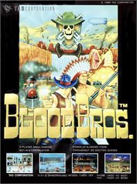 Advert for Blood Bros. on the Arcade.
