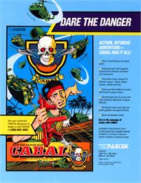 Advert for Cabal on the Amstrad CPC.