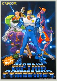 Advert for Captain Commando on the Nintendo SNES.