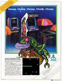 Advert for Centipede Dux on the Arcade.