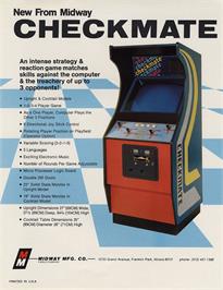 Advert for Checkmate on the Commodore Amiga.