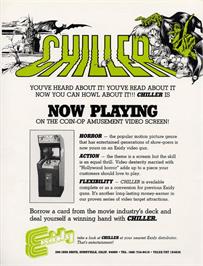 Advert for Chiller on the Arcade.