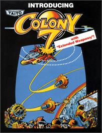Advert for Colony 7 on the Atari 2600.