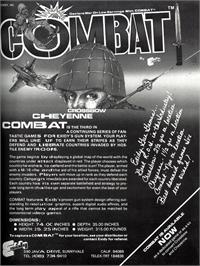 Advert for Combat on the Arcade.