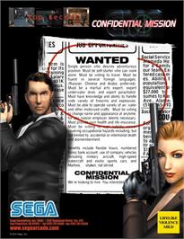 Advert for Confidential Mission on the Arcade.