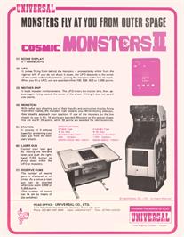 Advert for Cosmic Monsters 2 on the Arcade.