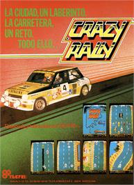 Advert for Crazy Rally on the Arcade.