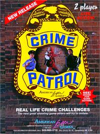 Advert for Crime Patrol v1.4 on the Sega CD.