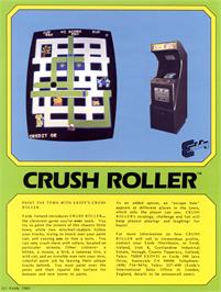Advert for Crush Roller on the Arcade.