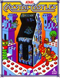 Advert for Crystal Castles on the Atari 8-bit.