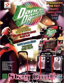 Advert for Dance Dance Revolution on the Arcade.