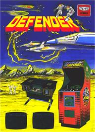Advert for Defender on the Arcade.