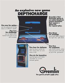 Advert for Depthcharge on the Arcade.